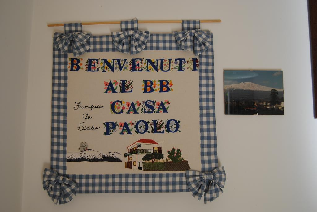 פיומפרדו די סיציליה B&B Casa Paolo מראה חיצוני תמונה
